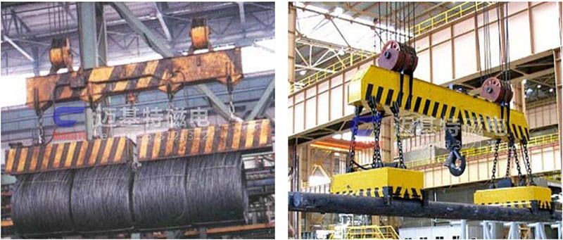 MW12系列、MW15系列吊運(yùn)捆扎螺紋鋼、圓鋼用起重電磁鐵